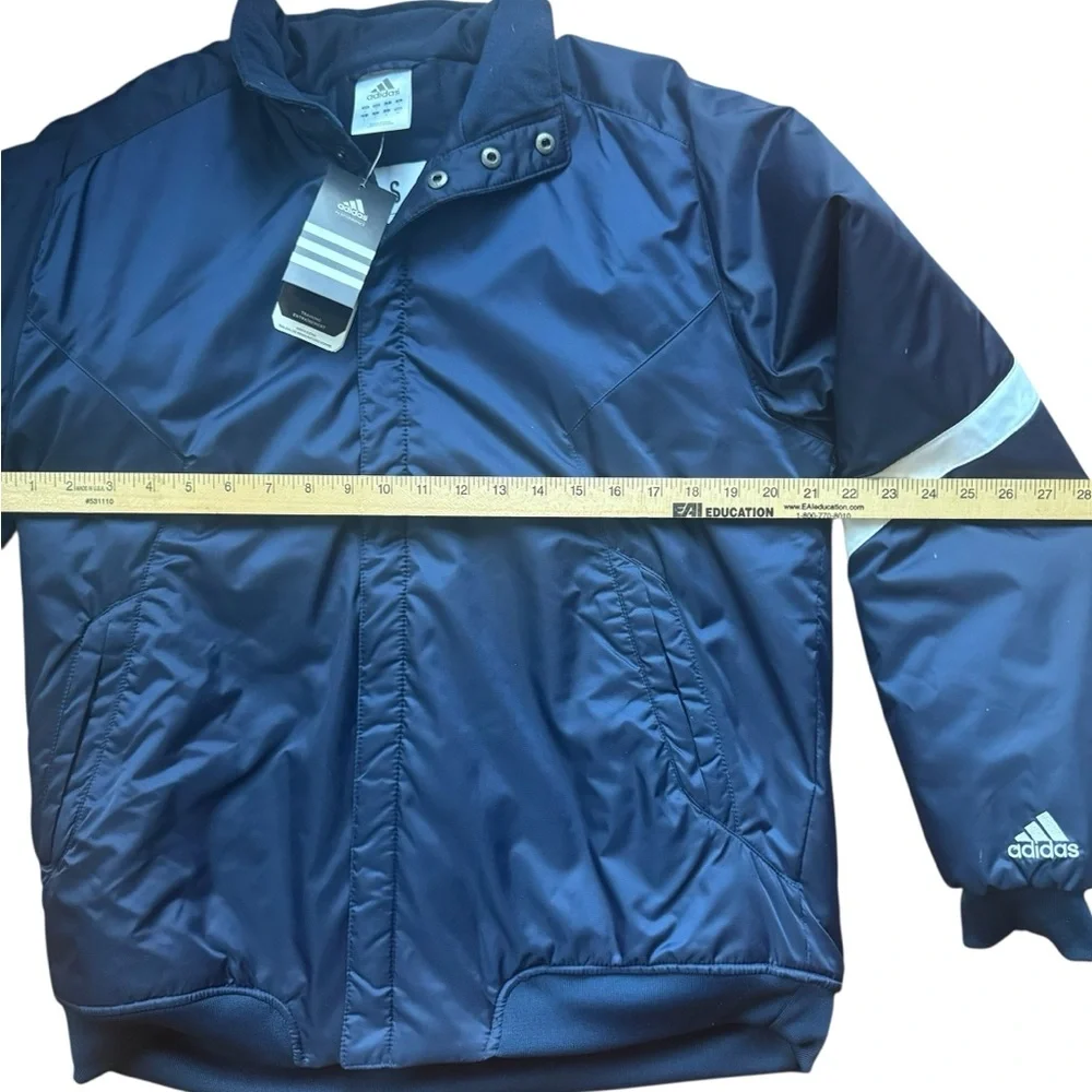 Adidas Navy Blue Jacket with White Details